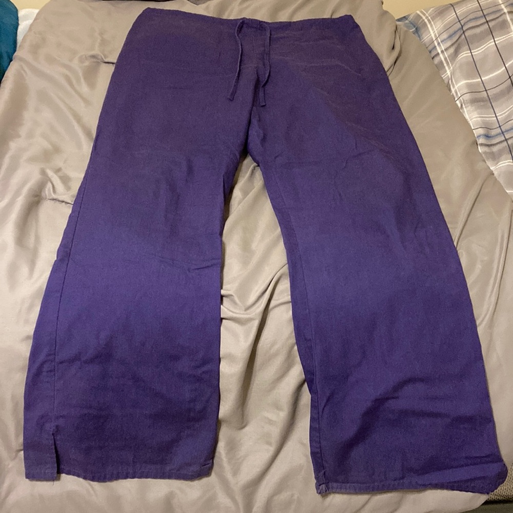 Purple Scrub Pants
